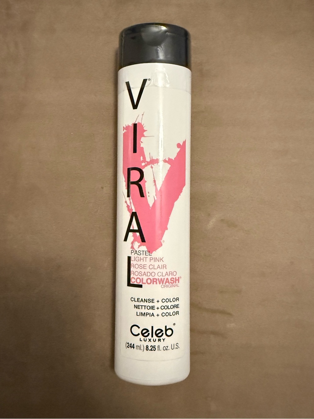 Viral Colorwash Pastel Light Pink 8.25 fl oz